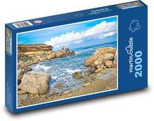 Plaża - morze, zatoka Puzzle 2000 elementów - 90x60 cm
