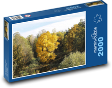 Bunter Herbst - Blätter, Bäume Puzzle 2000 Teile - 90 x 60 cm