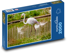 Rosa Flamingo - Wasservogel, Tier Puzzle 2000 Teile - 90 x 60 cm