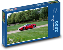 Ferrari 488 - auto, sportovní Puzzle 2000 dílků - 90 x 60 cm