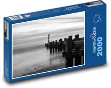Mořský břeh - pobřeží, oceán Puzzle 2000 dílků - 90 x 60 cm