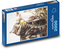 Cat - couple, pet Puzzle 2000 pieces - 90 x 60 cm