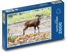 Koza rogata - gospodarstwo, zwierzę Puzzle 2000 elementów - 90x60 cm