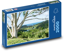 Rzeka - natura, drzewo Puzzle 2000 elementów - 90x60 cm