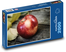 Red apple - fruit, leaves Puzzle 2000 pieces - 90 x 60 cm