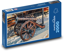 Kanone - Geschichte, Waffe Puzzle 2000 Teile - 90 x 60 cm