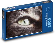 Mačka - zviera, maznáčik Puzzle 2000 dielikov - 90 x 60 cm