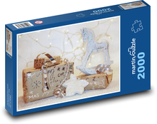Weihnachtsgeschenke - Überraschung, Weihnachten Puzzle 2000 Teile - 90 x 60 cm