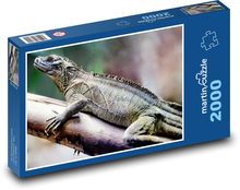 Ještěrka - plaz, zvíře Puzzle 2000 dílků - 90 x 60 cm