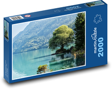 Jezero - Dolomity, Itálie Puzzle 2000 dílků - 90 x 60 cm