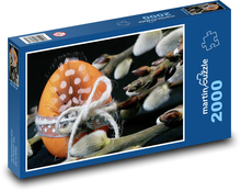 Farbige Eier - Ostern, Ei Puzzle 2000 Teile - 90 x 60 cm