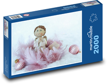 Anioł - dekoracja świąteczna, Boże Narodzenie Puzzle 2000 elementów - 90x60 cm