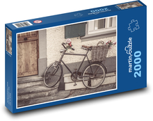 Bicycle - retro, decoration Puzzle 2000 pieces - 90 x 60 cm