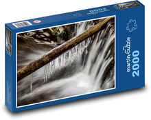 Sople - lód, szron Puzzle 2000 elementów - 90x60 cm