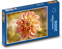 Jiřina - flower, garden Puzzle 2000 pieces - 90 x 60 cm