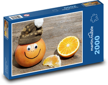 Grapefruit - Orange, Frucht Puzzle 2000 Teile - 90 x 60 cm