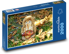 Ježek - figurka, dekorace Puzzle 2000 - 90x60 cm