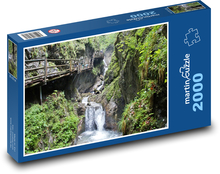 Alpy - Rakousko, soutěska Puzzle 2000 dílků - 90 x 60 cm