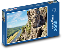 Sandstone rocks - Elbe, Germany Puzzle 2000 pieces - 90 x 60 cm