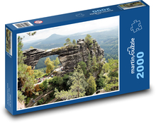Pravčická-Tor - Böhmische Schweiz, Hřensko Puzzle 2000 Teile - 90 x 60 cm