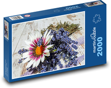 Gazania - Blume, Garten Puzzle 2000 Teile - 90 x 60 cm