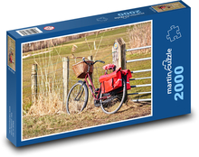 Bicykel - vozidlo, doprava Puzzle 2000 dielikov - 90 x 60 cm