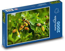 Eicheln - Eiche, Baum Puzzle 2000 Teile - 90 x 60 cm