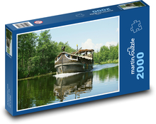 Loď - jazero, plavba Puzzle 2000 dielikov - 90 x 60 cm