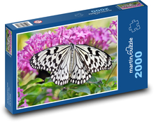 Motýl - tropický hmyz, křídlo Puzzle 2000 dílků - 90 x 60 cm