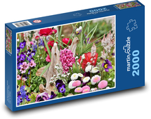 Hyacint - jarný kvet, záhrada Puzzle 2000 dielikov - 90 x 60 cm