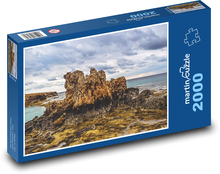 Skály - moře, pobřeží Puzzle 2000 dílků - 90 x 60 cm