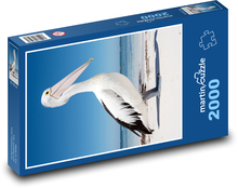 Australischer Pelikan - Wasservogel, Meer Puzzle 2000 Teile - 90 x 60 cm
