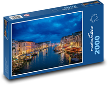 Canal Grande - waterway, evening Puzzle 2000 pieces - 90 x 60 cm