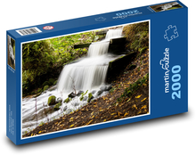 Wodospad - jezioro, woda Puzzle 2000 elementów - 90x60 cm