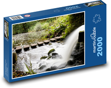 Waterfall - lake, water Puzzle 2000 pieces - 90 x 60 cm