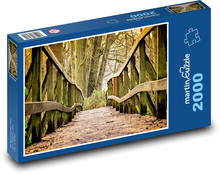 Wooden bridge - road, park Puzzle 2000 pieces - 90 x 60 cm