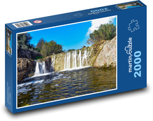 Vodopády - rieka, príroda Puzzle 2000 dielikov - 90 x 60 cm