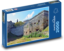 Středověký hrad - pevnost, opevnění Puzzle 2000 dílků - 90 x 60 cm
