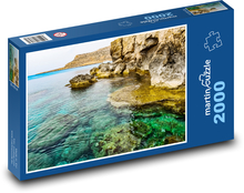 Cape Greco - rock, reef Puzzle 2000 pieces - 90 x 60 cm