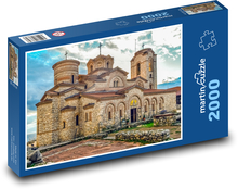 Plaošník - stavba, kostol Puzzle 2000 dielikov - 90 x 60 cm
