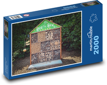 Bienenhotel - Hotel, Haus Puzzle 2000 Teile - 90 x 60 cm