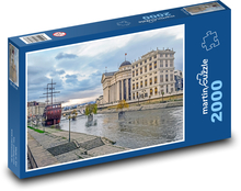 Skopje - Severné Macedónsko, mesto Puzzle 2000 dielikov - 90 x 60 cm
