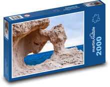 Skalné útvary - more, skala Puzzle 2000 dielikov - 90 x 60 cm