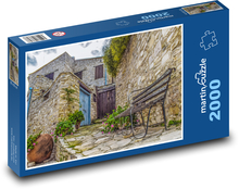 Altes Haus - Architektur, Bau Puzzle 2000 Teile - 90 x 60 cm