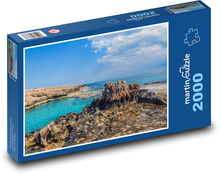 Beach - rocky coast, sea Puzzle 2000 pieces - 90 x 60 cm