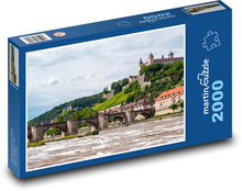 Nemecko - most, rieka Puzzle 2000 dielikov - 90 x 60 cm