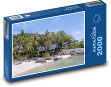 Tajlandia -  Ko Nang Yuan, plaża Puzzle 2000 elementów - 90x60 cm