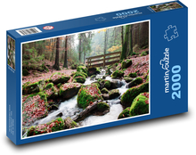 Teutoburger Wald - Fluss, Natur Puzzle 2000 Teile - 90 x 60 cm