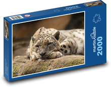 Leopard - Wildkatze, Tier Puzzle 2000 Teile - 90 x 60 cm