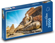 Budha - Thajsko, ruiny Puzzle 2000 dílků - 90 x 60 cm